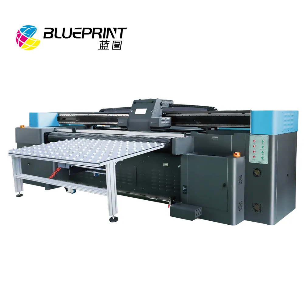 UV Digital Printer 2.5M Pintu Mat Printer Karpet PVC Mesin Cetak