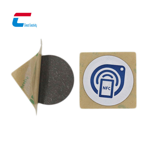 Anti-metal Ferrite NFC Sticker Waterproof NFC Tag for Metal Surface Equipment Asset Tracking