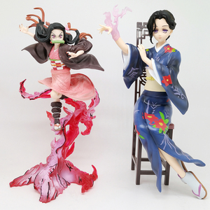 <span class=keywords><strong>2</strong></span> Styles 23cm Demon Slayer <span class=keywords><strong>Kimetsu</strong></span> No Yaiba Figurine Kamado Nezuko Tamayo Anime PVC Figurine d'action Jouet Modèle de collection Poupée - Product Image 1