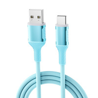 Câble tressé USB-A USB-C personnalisé 1m 3A Charge rapide Câble de données en cuivre pur tressé en nylon pour téléphone portable, ordinateur, imprimante