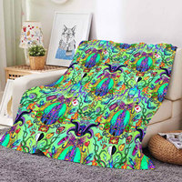 Neue Maßgefertigte Weiche Cartoon-Fleece-Decke Halloween-Geschenke für Kinder Sofa-Bett-Überwurf Tragbare Winter-Reisedecke