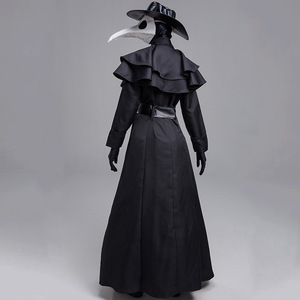 BAIGE-Disfraz del Doctor Schnabel, Cosplay de Halloween, disfraz Vintage Medieval de plaga, utillaje Punk para fiesta, máscara de <span class=keywords><strong>cuervos</strong></span>, regalo de Carnaval - Product Image 3