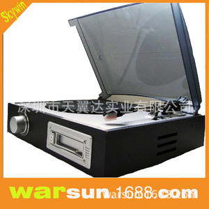 Tocadiscos Skywin SW-TP453 con Conversor MP3, Reproductor de Casetes de Madera para Reproducción de Música - Product Image 2