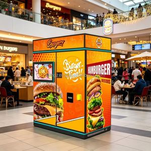 Distributeur automatique intelligent de hamburgers, fonctionnant 24h/24 sans besoin de personnel humain sur poste. - Product Image 3