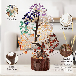 Albero della Vita in Cristallo con 7 Chakra, Regalo di Compleanno per Donne, Albero di Cristalli Fatto a Mano che Porta Energia Positiva, Denaro e Buona Fortuna - Product Image 4