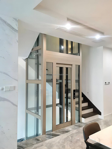 Harga Pabrik Ekspor <span class=keywords><strong>Lift</strong></span> Penumpang 450kg <span class=keywords><strong>Lift</strong></span> Rumah 5 Orang <span class=keywords><strong>Lift</strong></span> Tanpa Ruang Mesin - Product Image 3