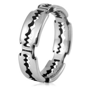 Anillo Unisex yunnique de Aleación de Zinc con Diseño Geométrico de Espiga, Joyería para Fiestas, Accesorio para el Dedo Índice - Product Image 1