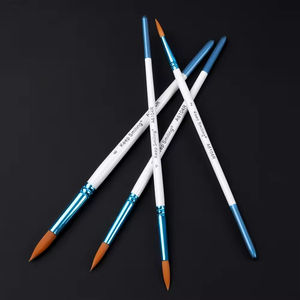 Keep Smiling, lot de 4 pinceaux d'artiste en nylon avec manche en bois, pinceaux de <span class=keywords><strong>peinture</strong></span> pour artiste en gros, pour la <span class=keywords><strong>peinture</strong></span> artistique - Product Image 1