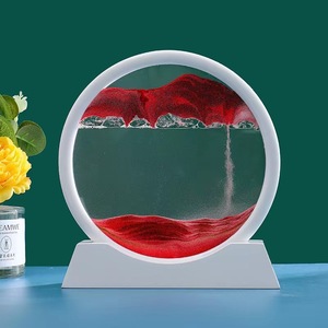 Venta al por mayor: Marco de arena movediza 3D de 7 pulgadas con paisaje marino en movimiento, decoración de escritorio - Product Image 4