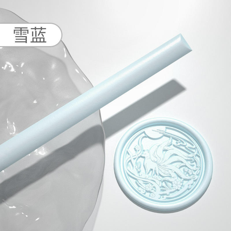 Bleu Neige (14 bâtons de cire)