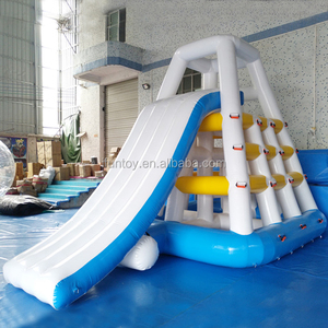 Échelle aquatique gonflable personnalisée en PVC, jeu interactif d'escalade, toboggan aquatique pyramidal, parc aquatique - Product Image 2