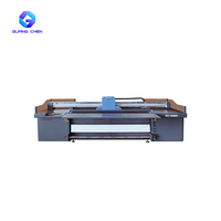 Mesin Cetak Roll to Roll GC1800H Ricoh Industrial Printhead Format Besar Inkjet dengan Kompatibilitas Film Lebar