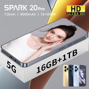 Precio de fábrica 7,3 16 + 256GB Pantalla Led <span class=keywords><strong>Techno</strong></span> <span class=keywords><strong>Spark</strong></span> 20 Prix con teléfono inteligente de gran memoria en versión global francesa - Product Image 2