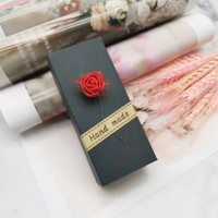 Boîtes d'emballage de luxe imprimées pour petits rouges à lèvres avec logo personnalisé, motif et nouveau design, décor floral et sacs assortis