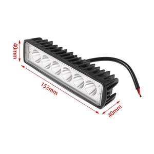 Đèn <span class=keywords><strong>Led</strong></span> Chỉ Báo Công Việc 18W Cho Ô Tô Thanh Đèn Chiếu Sáng DC <span class=keywords><strong>12V</strong></span> 6500K Cho Xe Máy Địa Hình Máy Kéo SUV ATV Xe Hơi Thuyền Xe Tải Đèn Sương Mù Lái Xe - Product Image 4