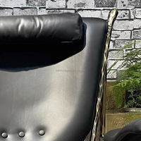 Fauteuil en cuir Master Chief, design moderne, multifonctionnel pour salon, chambre, appartement, usage de loisirs