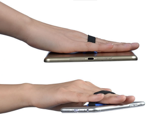 Custom Logo impugnatura a mano tracolla, Smart Phone tessuto impugnatura porta dita, manopole appiccicose per telefono cellulare - Product Image 3