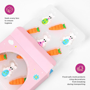 Glaseado de calabaza casero, decoración de glaseado real de Halloween, decoración de glaseado Halal, comestibles para cupcakes - Product Image 4