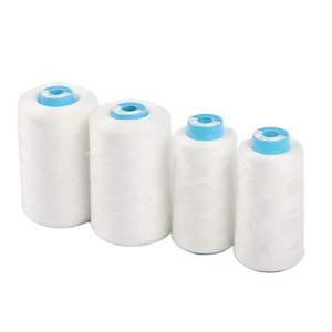 ด้ายเย็บผ้าไวนิลละลายน้ำได้1500เมตรสีขาวดิบ20องศา NE 40S/2 PVA - Product Image 6