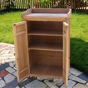 <span class=keywords><strong>Armoire</strong></span> à outils <span class=keywords><strong>de</strong></span> stockage multi-compartiments en bois pour <span class=keywords><strong>jardin</strong></span> extérieur bon marché - Product Image 4