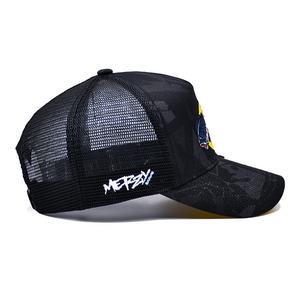 Nuevo diseño de marca estilos bordado deportes camionero sombrero personalizado 5 paneles Snap Back gorras de camionero - Product Image 5