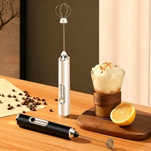 Fouet à œufs multifonctionnel en <span class=keywords><strong>plastique</strong></span> ABS rechargeable à 3 vitesses pour la pâtisserie, le matcha, le café, mousseur électrique - Product Image 6