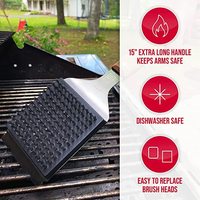 Haute qualité en acier inoxydable BBQ Grill brosse de nettoyage élimination de la rouille manche en bois fil de cuivre qualité maison cuisine cuisine utiliser BBQ