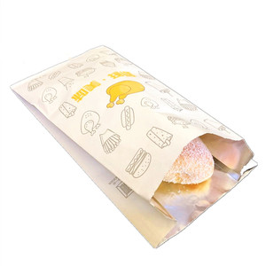 BBQ Foil Paper Bags for Kebab Take Away - Aluminium Foil Lined