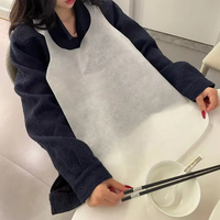 Tablier de chef et d'enfants OEM pas cher Tablier de cuisine non tissé personnalisé pour promo et cadeau