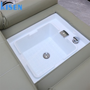 Lit de spa capillaire japonais multifonctionnel KISEN avec moteurs électriques pour salon, lavage des cheveux, shampoing, pédicure et thérapie capillaire - Product Image 4