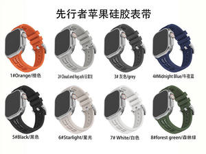 สายนาฬิกาซิลิโคนสไตล์สปอร์ต Ultra Style ใช้ได้กับ <span class=keywords><strong>Apple</strong></span> <span class=keywords><strong>Watch</strong></span> 49 มม. <span class=keywords><strong>45</strong></span> มม. 44 มม. ซีรีส์ 10 9 8 <span class=keywords><strong>7</strong></span> - Product Image 2
