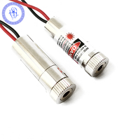 Tête de Module Laser rouge, dispositif semi-conducteur à faisceau points 5mW 650nm
