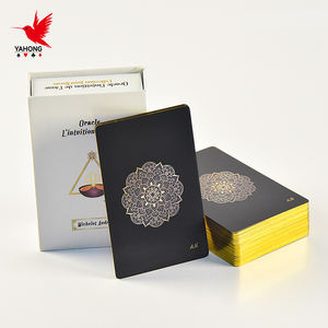 Vente en gros <span class=keywords><strong>de</strong></span> papier <span class=keywords><strong>de</strong></span> haute qualité bords dorés logo personnalisé carte <span class=keywords><strong>de</strong></span> tarot divinatoire français <span class=keywords><strong>cartes</strong></span> <span class=keywords><strong>de</strong></span> tarot avec livre variété en vrac - Product Image 4