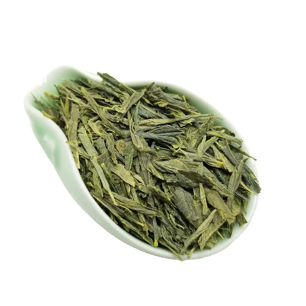 Оптовая продажа, органический листовой зеленый чай Hojicha с паром, зеленый чай sencha