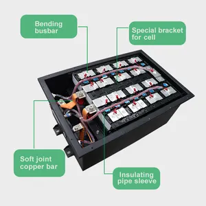 Recarregue a bateria 12.8v 24v 36v 48v 51.2v 72v 100AH do íon Lifepo4 do carro de golfe com sistema inteligente do software BMS