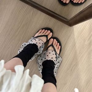 Women Slouch <b>Socks</b> Mid-Calf Gray Polka Dot Mesh Breathable Sweat-Absorbing Korean Style Youth Fashion <b>Socks</b> - Product Image 4