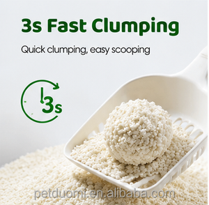 Factory Direct Cassava Cat Litter Natural Plant Based Odor Control Cat <b>Sand</b> OEM Manufacturer - Product Image 3