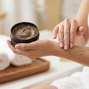 Y619 Yoko Gold Coffee Salt <b>Scrub</b> Shower Bath 240g. Enriched Vitamins and Skin Nutrients Need for Gorgeously Smooth Skin - Product Image 4