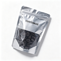 Sachet Doypack en Aluminium Transparent Anti-Humidité avec Fenêtre, Emballage Alimentaire Refermable Personnalisable Certifié ISO9001 pour Aliments pour Animaux