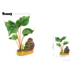 Plantes aquatiques décoratives en plastique pour aquarium - Product Image 1