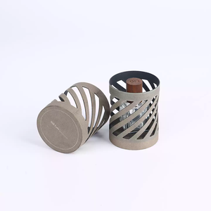 Boîte Cadeau Cylindrique Creuse Personnalisée avec <span class=keywords><strong>Couvercle</strong></span> et Base pour Parfum, Aromathérapie, Tube en Papier à <span class=keywords><strong>Couvercle</strong></span> <span class=keywords><strong>Plat</strong></span>, Emballage Cosmétique - Product Image 2