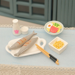 KI huiyuan <span class=keywords><strong>Casa</strong></span> <span class=keywords><strong>de</strong></span> Muñecas Mini Sushi Comida Japonesa Juguete en Miniatura Plato Decorativo DIY Accesorios <span class=keywords><strong>de</strong></span> Escena para Mesa - Product Image 3