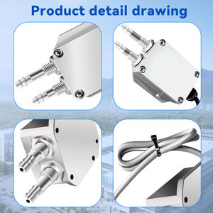 Walta高精度工業用アルミ合金風圧差圧トランスミッタWRT-131 -10KPa-50KPa範囲4-20mA - Product Image 3