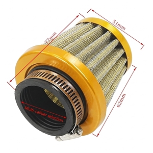 Elemento de filtro de aire Filtro para ATV Off-Road Motocicleta Scooter Filtro de aire Cabeza de hongo Filtro de alto volumen de aire - Product Image 5