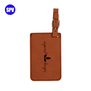 SUPERNOVA Étiquette de bagage personnalisée gravée au laser, matériau vierge en cuir compatible laser - Product Image 1