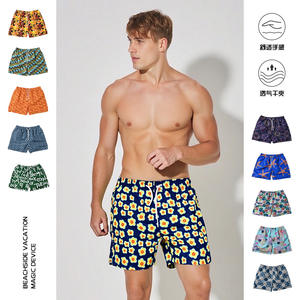 Traje de Baño para Hombre, Estampado, de Secado Rápido, Cintura Media, para Playa, Surf y Vacaciones - Product Image 5