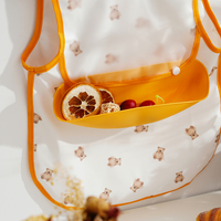 Organisateur de bavoirs jetables sur mesure, doux et respectueux de la peau, pour enfants, lavable