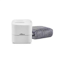 Matelas chauffant électrique Lonmon avec régulateur de température, taille Queen, pour la maison, la chambre et l'hôpital