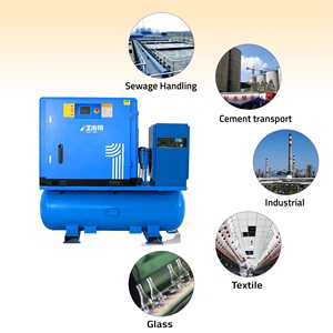 PM VSD Silent All-in-One 7.5-15kW 10-20HP 8-16Bar Portable Industrial Screw for <b>Laser</b> Cutter Choose Our Integ - Product Image 4