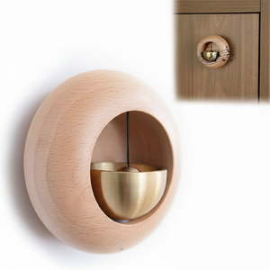 Nuevo timbre de dopamina, campana de alerta de entrada, decoración magnética de madera, imán de nevera, varios carillón de viento de pared para el hogar - Product Image 1